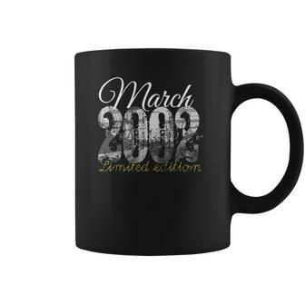 March 2002 Tee - 19 Years Old 2002 19Th Birthday Gift Coffee Mug | Favorety CA