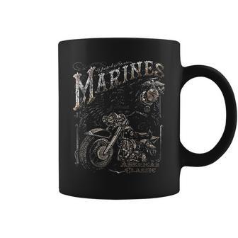 Marine Corps Usmc Marine Biker American Clasic Coffee Mug | Favorety