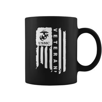 Marine Corps Usmc Veteran Us Flag Graphic Design Printed Casual Daily Basic Coffee Mug | Favorety AU