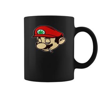 Mario Smoking Marijuana Weed Mario Coffee Mug | Favorety AU