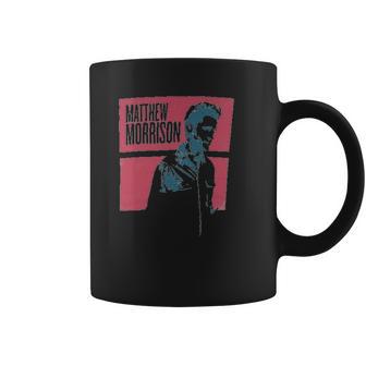 Matthew Morrison Blocks Image Grey Girls Juniors Coffee Mug | Favorety CA