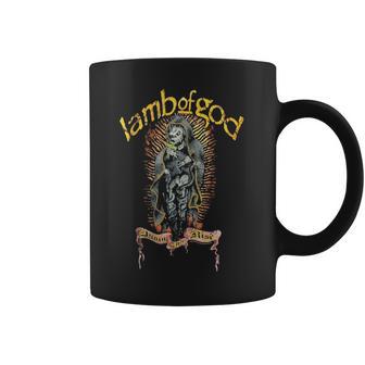 Mea Lamb Of God Mens Preaching Saint Black Loose Short Sleeve Summer Fashion Mens Coffee Mug | Favorety AU