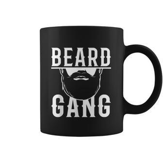 Mens Beard Gang Funny Bearded Man Male Facial Hair Coffee Mug | Favorety