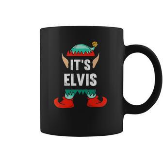 Mens Its Elvis Elf Personalized First Name Coffee Mug | Favorety CA