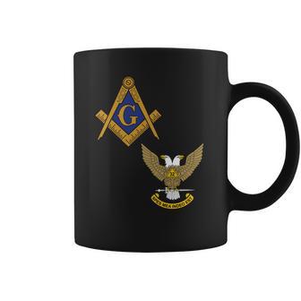 Mens Mason Scottish Rite Split Masonic Wings Up Coffee Mug | Favorety