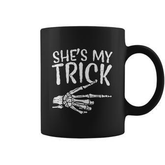 Mens Shes My Trick Matching Couple Halloween Costume Boyfriend Coffee Mug | Favorety