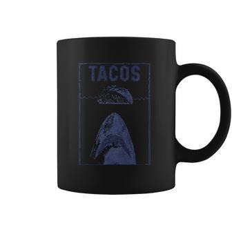 Mens Tacos Shark Funny Jaws Cinco De Mayo Coffee Mug | Favorety CA