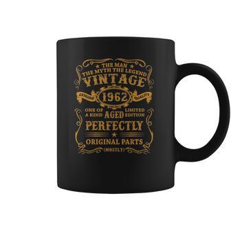 Mens Vintage 1962 Man Myth Legend 60 Years Old Gifts 60Th Birthday Coffee Mug | Favorety