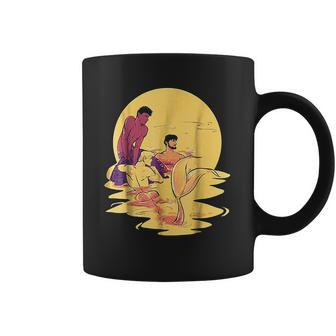 Merman Genderfluid Lgbtq Fantasy Art Coffee Mug | Favorety CA