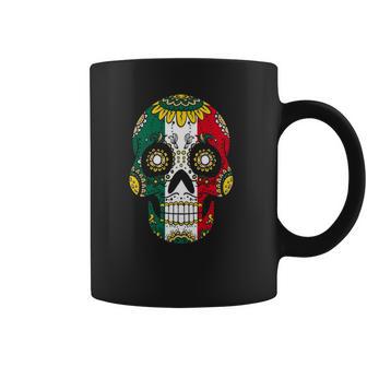 Mens Mexician Dia De Los Muertos Men Sugar Skull Day Of Dead Men Coffee Mug | Favorety AU