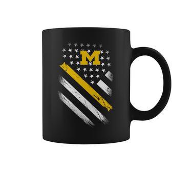 Michigan Wolverines Flag Coffee Mug | Favorety AU