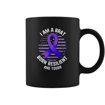 Military Child I Am A Brat Born Resilient And Tough Ribbon Coffee Mug | Favorety UK