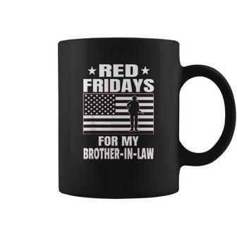 Military Red Fridays For Brother In Law Coffee Mug | Favorety