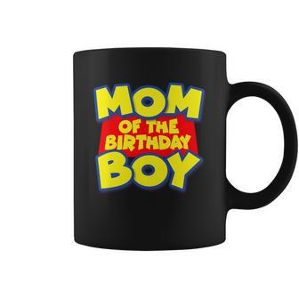 Mom Of The Birthday Boy Spoof Toy Logo Coffee Mug | Favorety AU