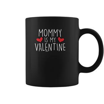 Mommy Is My Valentine Cute Cupid Youth Coffee Mug | Favorety DE