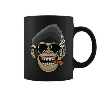 Monkey Smoking Cigar Coffee Mug | Favorety CA