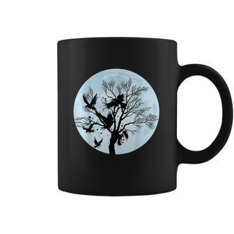 Moonlight Night Black Crow Forest Animal Bird Raven Coffee Mug | Favorety DE