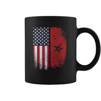 Moorish American Flag Morocco Usa Moroccan Star Coffee Mug | Favorety DE