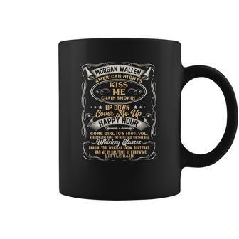 Morgan Wallen Songs Retro Coffee Mug | Favorety AU