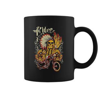 Motorcycle Indian Rider Coffee Mug | Favorety AU