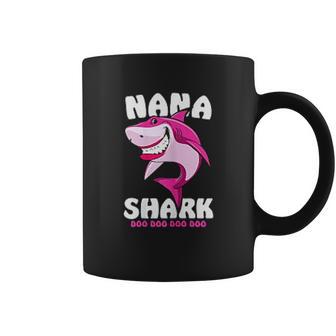 Nana Shark Doo Doo Doo Funny Nana Valentines Day Coffee Mug | Favorety AU