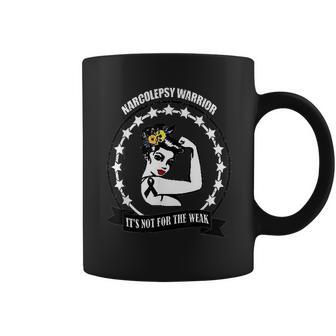 Narcolepsy Warrior -Black Ribbon Support Coffee Mug | Favorety CA