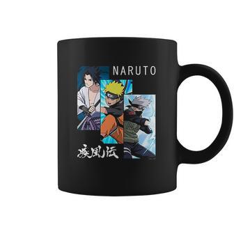 Naruto Shippuden 3 Panels And Kanji Coffee Mug | Favorety AU