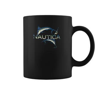 Nautica Mens Cotton Fish Print Series Graphic Coffee Mug | Favorety CA