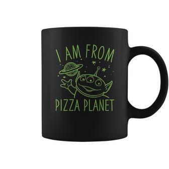 Neon Green Alien Pizza Planet Coffee Mug | Favorety CA