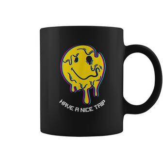 Have A Nice Trip Melting Ecstasy Rave Techno Edm Lover Gift Coffee Mug | Favorety