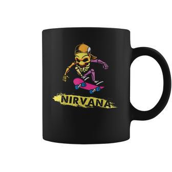 Nirvanas Skateboard Skelton V2 Men Women T-Shirt Graphic Print Casual Unisex Tee Coffee Mug | Favorety DE