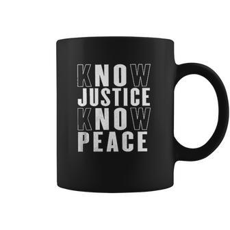 No Justice No Peace Black Lives Matter Coffee Mug | Favorety CA