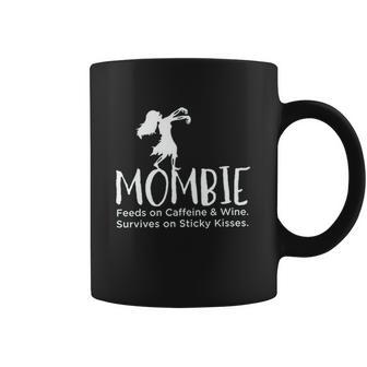 Noffish Women Mombie Feeds On Caffeine And Wine Coffee Mug | Favorety AU