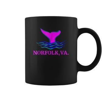 Norfolk Virginia Diving Mermaid Coffee Mug | Favorety DE