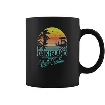 Oak Island North Carolina Beach Shirt Coffee Mug | Favorety UK