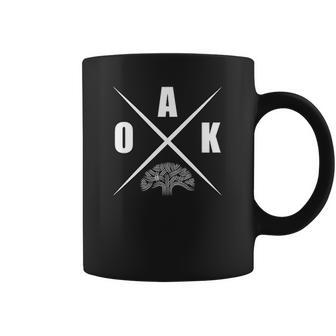 Oakland California Oak Tree Tree Cross Coffee Mug | Favorety