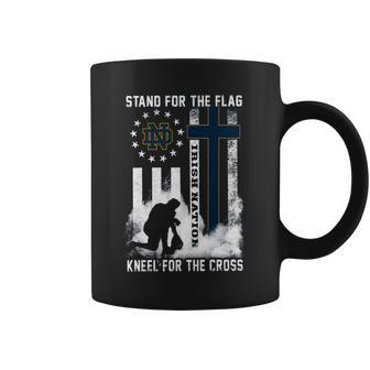 Official Stand For Flag Kneel For Cross Notre Dame Fighting Irish Nation T Shirt Coffee Mug | Favorety AU