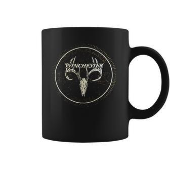 Official Winchester Deer Skull And Hunting Riffle Graphic Coffee Mug | Favorety AU