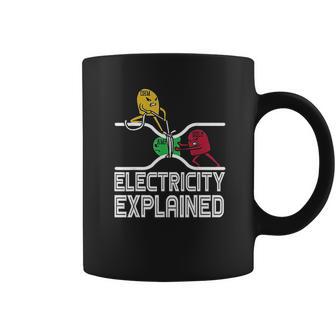 Ohm Volt Amp Electricity Explained Coffee Mug | Favorety UK