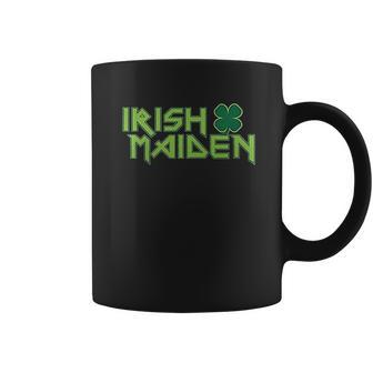 Old Glory St Patricks Day Irish Maiden Juniors Coffee Mug | Favorety