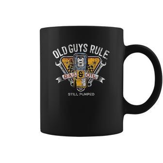 Old Guys Rule For Men Vintage Gas Pump Coffee Mug | Favorety AU