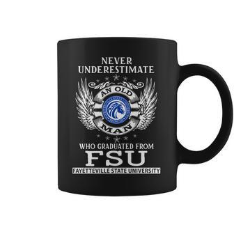 Old Man- Graduated From Fsu- Fayetteville State University Coffee Mug | Favorety CA