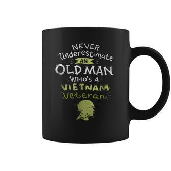 Old Man Vietnam Veteran Aesthetic Gift 2022 Coffee Mug | Favorety