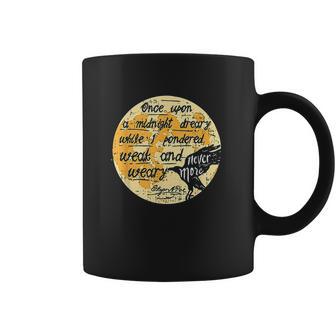 Once Upon A Midnight Edgar Allan Poe Raven Quote Nevermore Coffee Mug | Favorety