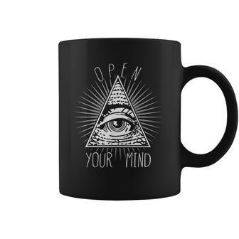 Open Your Mind Illuminati Coffee Mug | Favorety DE