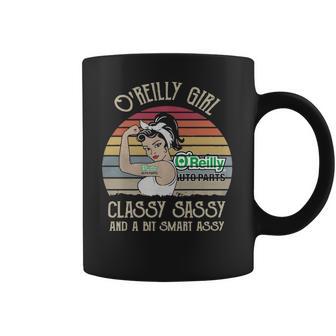 Oreilly Auto Parts Girl Classy Sasy And A Bit Smart Asy Retro Coffee Mug | Favorety UK