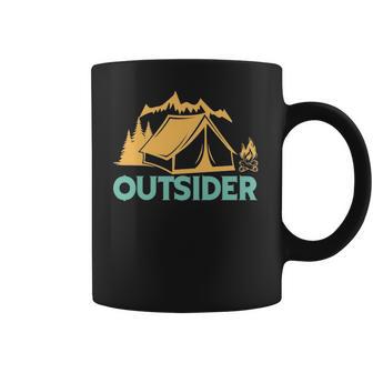 Outsider Hiking Tent Adventure T- Coffee Mug | Favorety