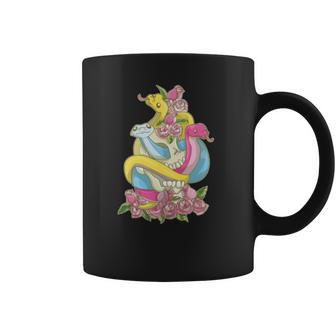 Pansexual Snake Kawaii Pastel Goth Subtle Pan Pride Coffee Mug | Favorety