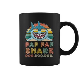 Pap Pap Shark Father Day Gifts For Men Grandpa Shark Coffee Mug | Favorety DE