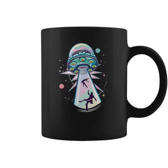 Pastel Goth Alien Abduction Aesthetic Spaceship Nu Goth Coffee Mug | Favorety